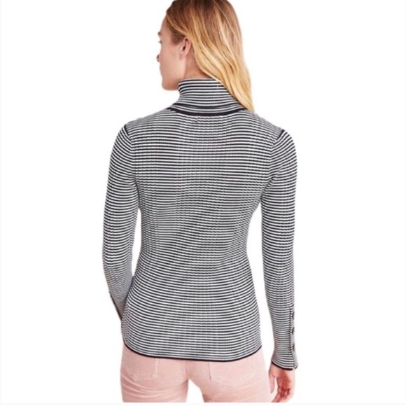 ANTHROPOLOGIE BUTTON SLEEVE TURTLENECK - Picture 2 of 4